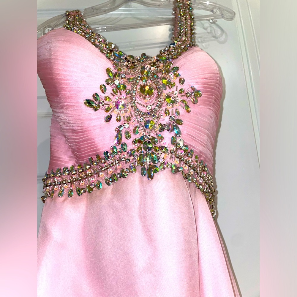 Blush Prom Formal Dress